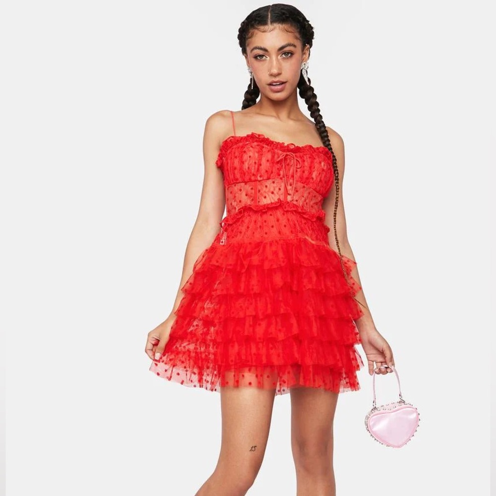 For Love & Lemons Jules Mini Corset Dress